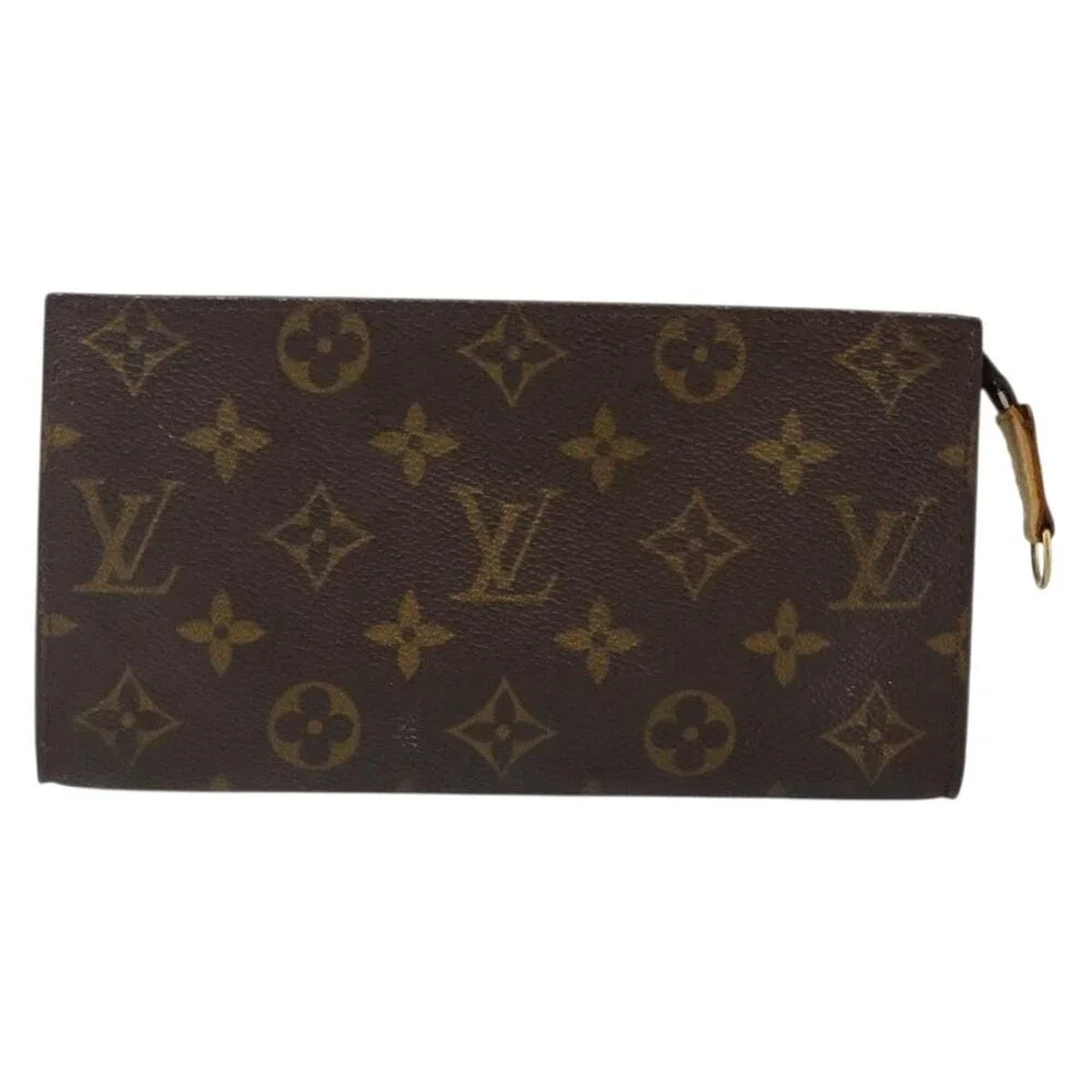 Louis Vuitton Monogram Bucket GM Accessory Pouch Brown